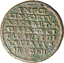 Rechenpfennig Sachsen 1575, rv