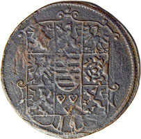 Rechenpfennig Sachsen 1582, Vs