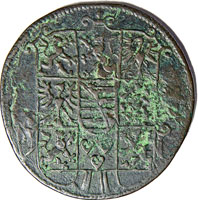 Rechenpfennig Sachsen 1605, Vs