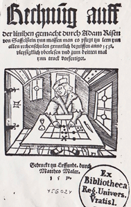 1. Rechenbuch 1530