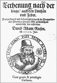 3. Rechenbuch 1550